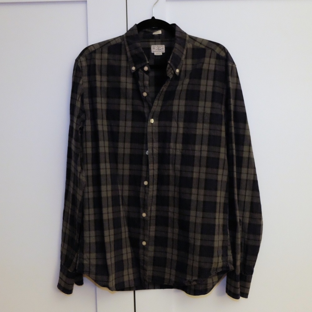 J Crew men's plaid shirt